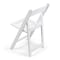 Atlas Commercial Products TitanPRO White Resin Folding Chair with Slatted Seat RFCSL6WH - alternate 4